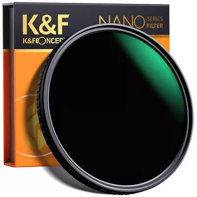 K&F Concept 77mm Variable ND Lens Filter ND8-ND128 Neutral Density 3-7 Stop • $97.99