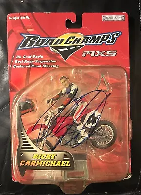 ACCEPTING OFFERS Road Champs MXS SIGNED Ricky Carmichael Dirtbike Statue • $170