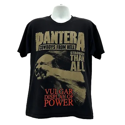 Vintage Pantera Vulgar Display Of Power Cowboys From Hell T-Shirt Mens Large • $74.49