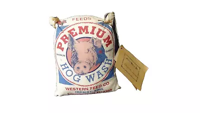 Hog Wash Feed / Grain Bag Pig Food ''hand Made'' • $18