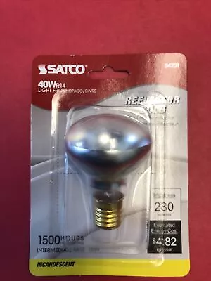 Satco Quality S4701 40r14n 40 Watt R14 Reflector Bulb Ni • $7.33