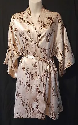  Victoria Secret Womens Size M Kimono Style Dressing Gown Animal Print  • $15