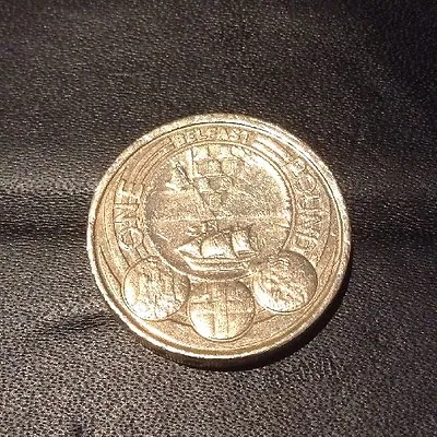 £1 One Pound Coin City Series - Belfast 2010. Circulated But Still Nice & Shiny • £3.99