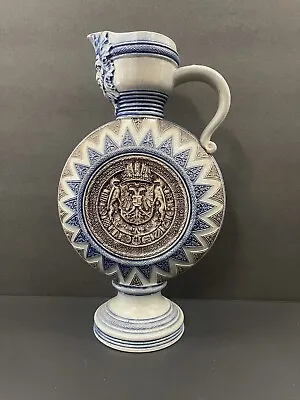 Vintage Merkelbach & Wick Salt Glazed German Westerwald Pottery Jug • $750