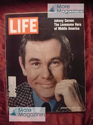 LIFE Magazine January 23 1970 Jan 1/23/70 JOHNNY CARSON Apollo Moon Rocks +++ • $11.20