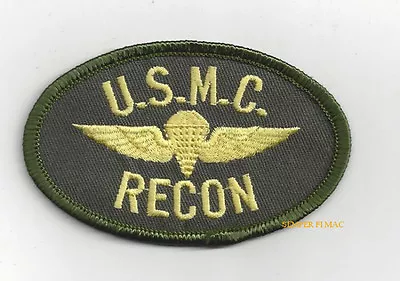 Recon Jump Wing Patch Parachute Us Marines Anglico Wing Hat Pin Gunney Highway • $11.89