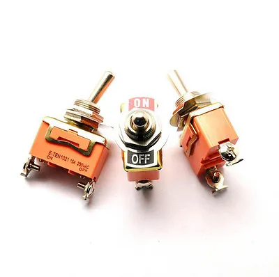 US Stock SPST ON/OFF 2 Position 4 PIN Power Control Toggle Switch E-TEN1021 • $7.56