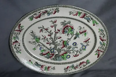 £11.99 • Buy Johnson Brothers Indian Tree Pattern Large Oval Meat Plate