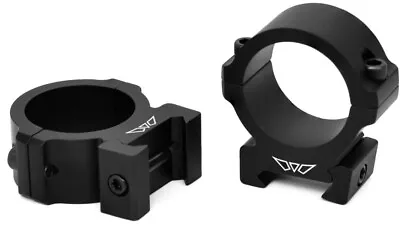 Warne Scope Mounts V615M Vapor Matte Black 30mm High Horizontal Scope Rings • $31.98