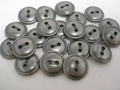  New Nickel Silver Metal Buttons Sizes 1/2 5/8 3/4 Jackets Blazer Coat  S7 • $2.40