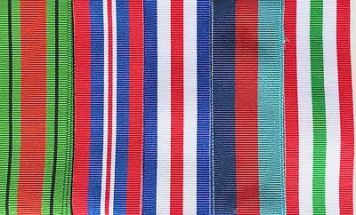 Full Size British Military Medal Ribbons World War 2 6  Lengths  *[MEDRIB] • £4.40