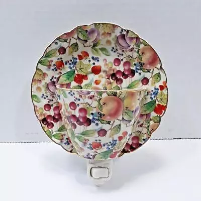 Vintage Formalities By Baum Bros Tea Cup Nightlight Fruit Design Home Decor • $23.38