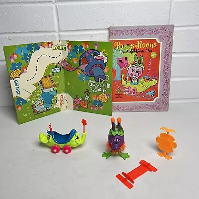 Upsy Downsy POCUS HOCUS Set Play Land Board Book Vintage 1969 Mattel • $75