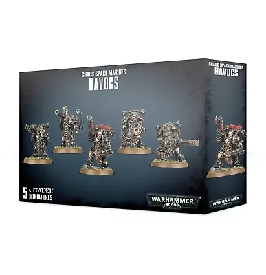 Warhammer 40K Chaos Space Marines : Havocs (x5) • NIB 43-61 • $87.19