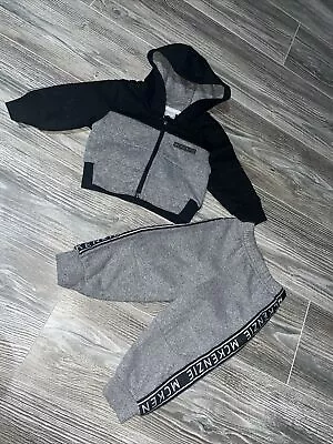 Baby Boys Grey & Black McKenzie Tracksuit 6-9 Months  • £2.50