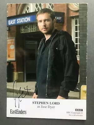 Stephen Lord Autograph Signed Photograph / Jase Dyer EastEnders TV Star • £6