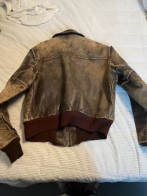 Genuine Wwii Usn  M422a Flight Jacket Leather Horse Hide • $300