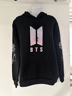 BTS Sweater Adult M Black Sweatshirt Hoodie Women's Black&Pink • $7.99