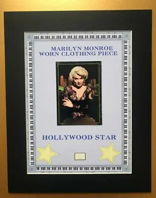 Marilyn Monroe #2 Personally Owned & Worn Tiny Clothing Piece & Free Gifts • $33.59