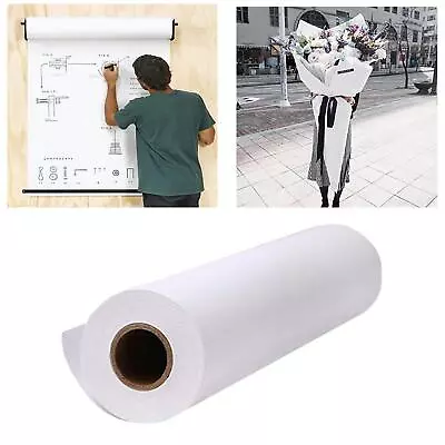 Paper Roll Drawing 10/20/30m Finger Creation Painting White Kids Easel Craft Art • £9.74