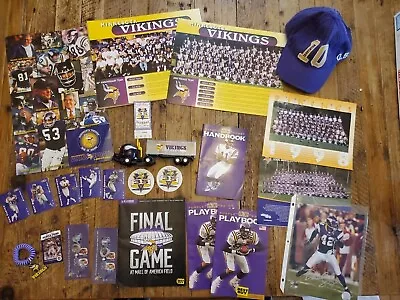 Huge Lot Of Minnesota Vikings  Collectibles Memorabilia TICKET STUB Make Offer! • $19.95
