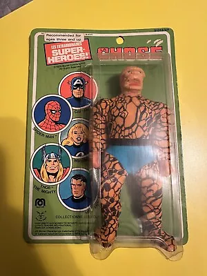 Mego 1979 La Chose The Thing Marvel Comics French Rare On Card Hong Kong Vintage • $274.99