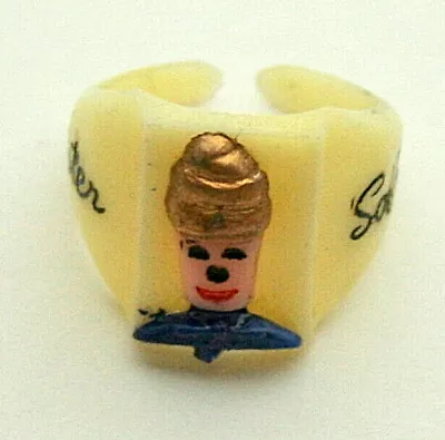 Vintage Mister Mr Softee Ice Cream Premium Plastic Ring Promo NOS New 1950-60 • $10.99