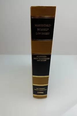 Martindale-Hubbell Law Digest 1996 Alabama-New Hampshire Law Digests • $29.99