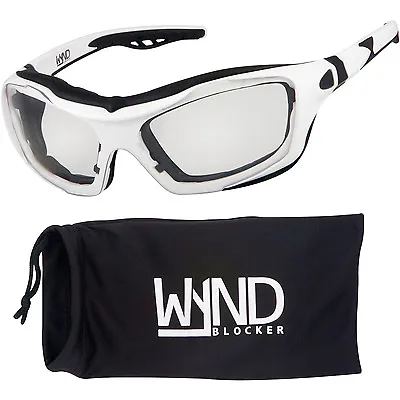 WYND Blocker White Motorcycle Sunglasses Goggles Sports Boating Driving Glasses • $29.95