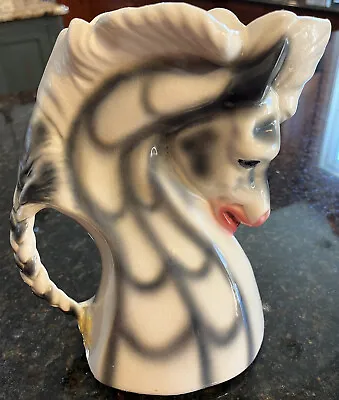 Vintage Horse Head Ceramic Indoor Planter Artistic Potteries CA 3566 • $29.99