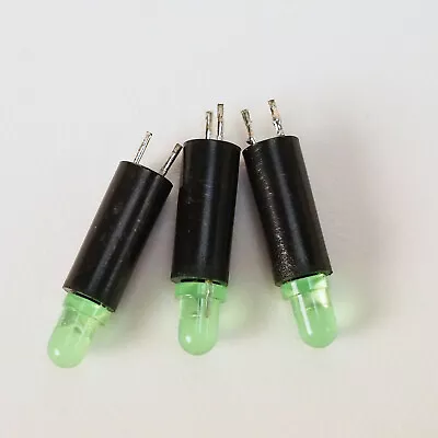 Pkg Of 3 Green LED Lamp Bulbs For Behringer Analog Mixing Boards Mixers    D2A • $3.50