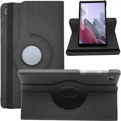 Samsung Galaxy Tablet A7 Lite 8.7  T220 T225 Leather Stand 360 Cover Case • £4.95