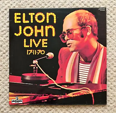 £8.15 • Buy Elton John - Elton John Live 17-11-70, 12  Lp, Pickwick, Shm 942 (1977) Vg/ex