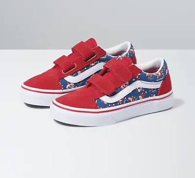 Vans Toddler Christmas Santa Shreds Old Skool Rip Tape Shoes - Infant Uk 5 • $38.40