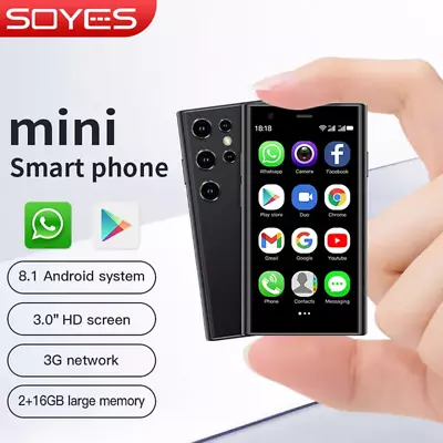 S23 Mini 3.0-Inch Display Mini Smartphone 16GB HD Camera Dual Sim Dual Quad-Core • $59.96