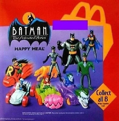 1993 Batman The Animated Series Mcdonalds Happy Meal Toys - U - Pick • $8.99