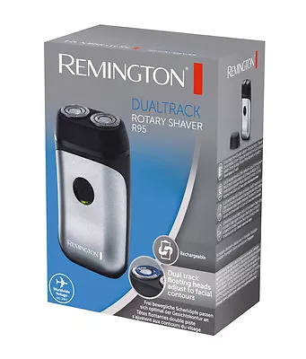 £19.99 • Buy Remington Rotary Shaver Trimmer R95 Men's Corded/Cordless 2-Head Travel   