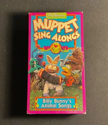 Muppet Sing-Alongs - Billy Bunnys Animal Songs (VHS 1993) • $9.99