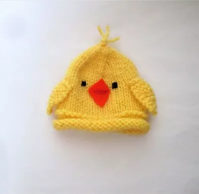 Hand Knitted Easter Yellow Chick Egg Cosy Cover Chocolate Egg Cover - NEW • £3