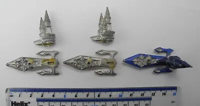 3 HIGH ELF EAGLESHIPS Metal Man O' War Elves Eagle Ships Painted 1990s C4f • $32.36