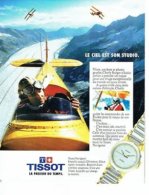 £3.16 • Buy 1986 ADVERTISING 0217 ADVERTISING Tissot Navigator Charly Burger 2 Watch