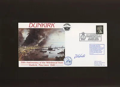 £4.99 • Buy 1990 Operation Dynamo Cover Signed Cpl Thomas Webster-Evacuated HMS Condrington