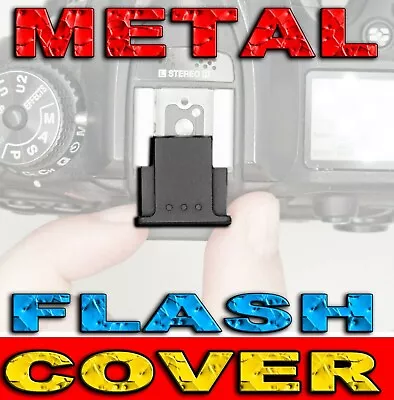 Hot Shoe Flash Cover Cap Metal Fits Canon Eos 1200d 70d 100d 700d 650d 8000d • £18.50