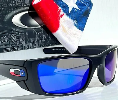 NEW Oakley Fuel Cell TEXAS FLAG POLARIZED Galaxy Blue Sunglass 9096-J1 • $118.88