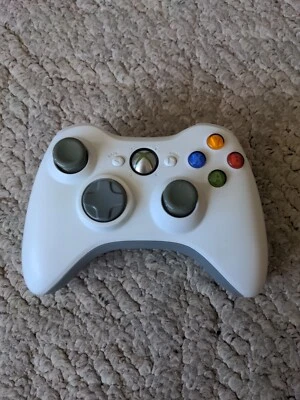 $7.50 • Buy Microsoft Xbox 360 Wireless Game Controller - White