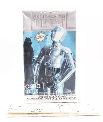 MPC C-3PO Return Of The Jedi Star Wars Kit Box  1983 (BOX AND INSTRUCTIONS ONLY) • $9.99