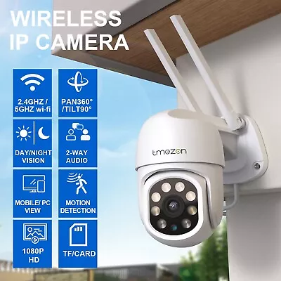 TMEZON 5G&2.4G Video Security Surveillance Camera Outdoor Home Night Vision • $26.69