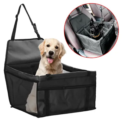 £9.99 • Buy Portable Pet Dog Car Seat Safe Booster Cat Puppy Travel Carrier Bed Bag Basket