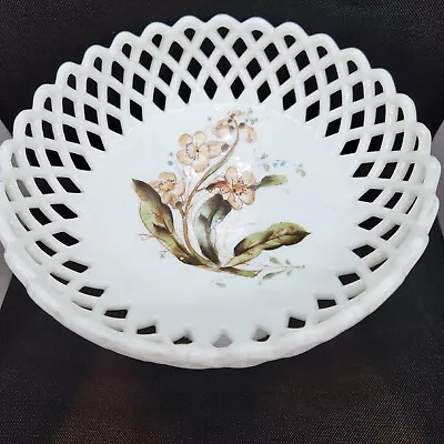 Early American Pressed Glass Compote/Fruit Bowl Milk Glass Challinor Taylor & • $26.21