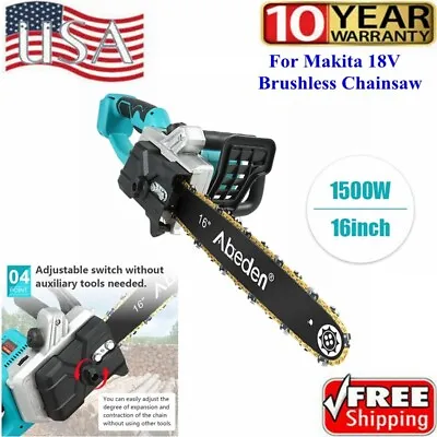 NEW For Makita LXT Brushless Cordless 16  36V (18V X2) Chain Saw Kit - XCU04CM • $140.99